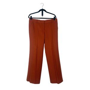 J.Crew City Fit Wool Pants/Trousers • Orange Brown Color • Size 12